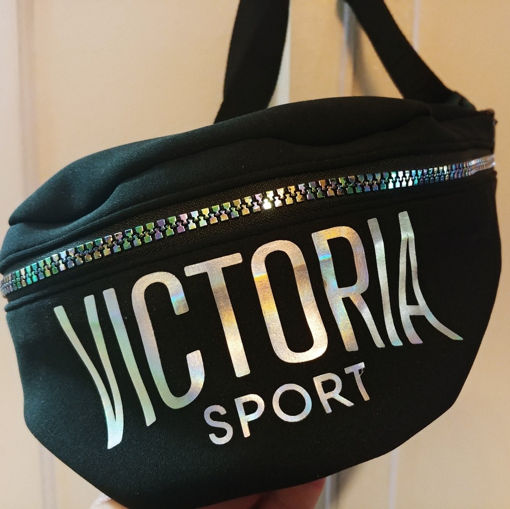 Like New New Victoria Sport Rainbow Foil Belt Bag